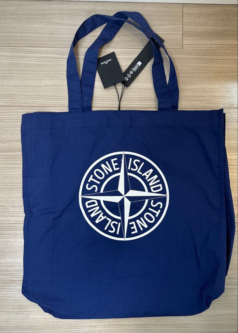 STONE  ネイビートートバッグ
