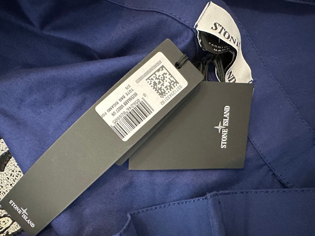 STONE  ネイビートートバッグ