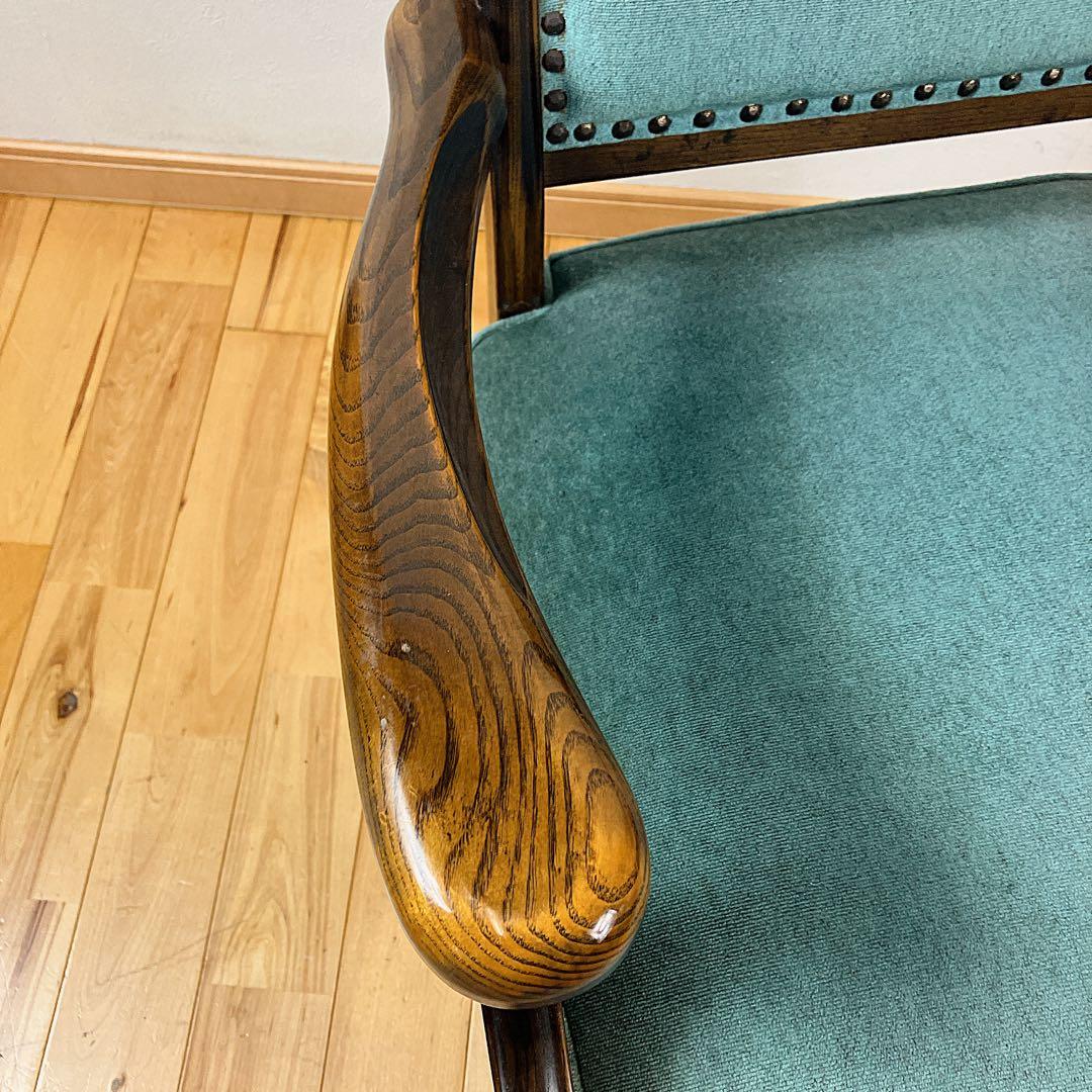 希少Brighton ブライトン オーク材 アームチェア イギリス アンティーク