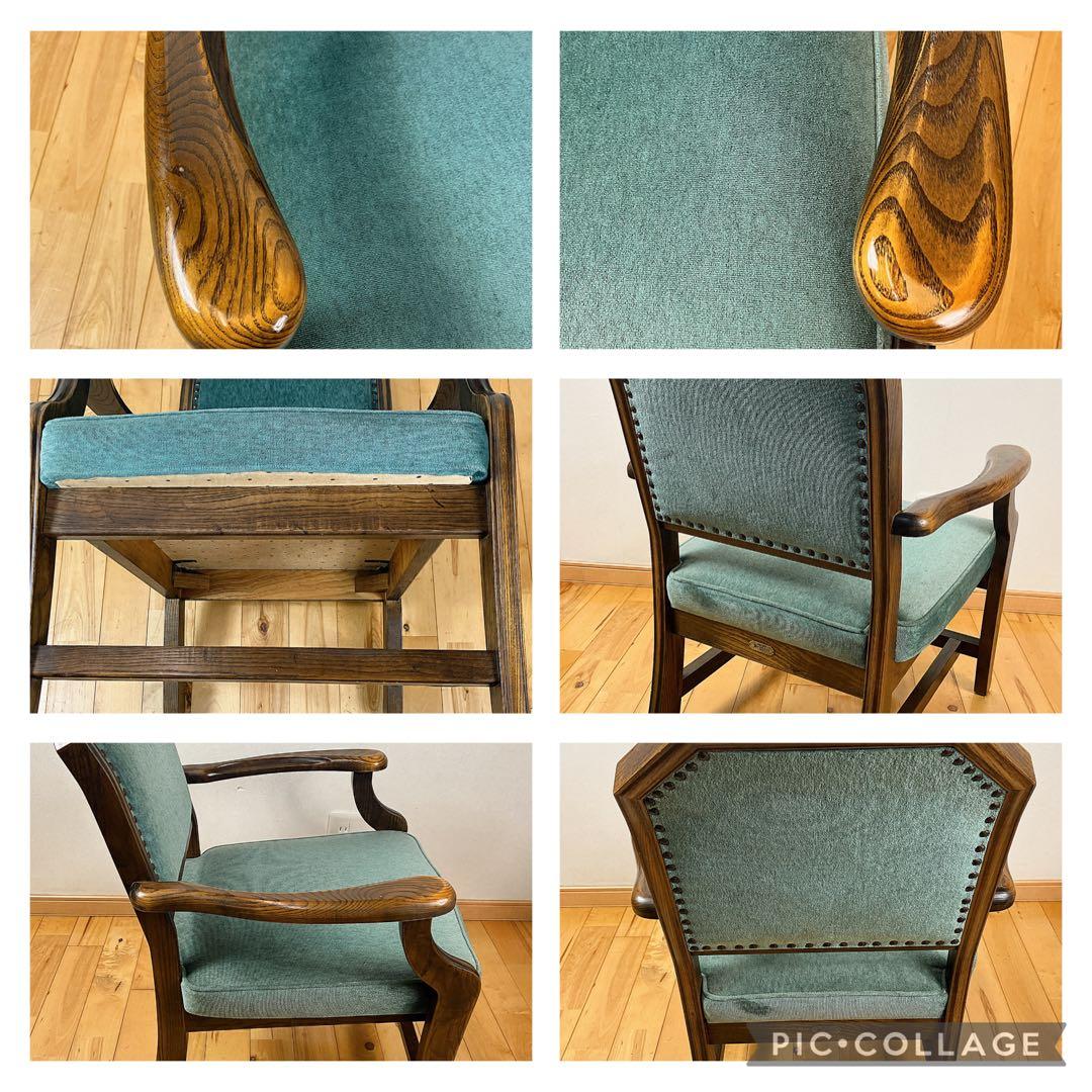 希少Brighton ブライトン オーク材 アームチェア イギリス アンティーク