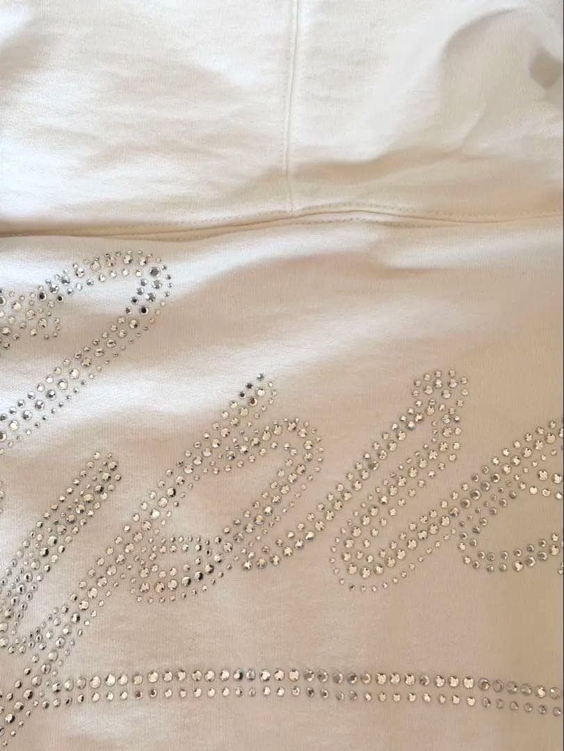 Supreme Rhinestone Script フーディー　スウェット