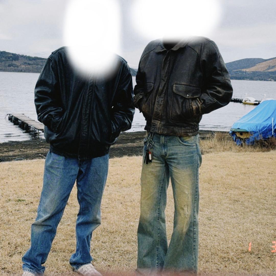 ダークブラウン レザージャケット　ZUFOLO