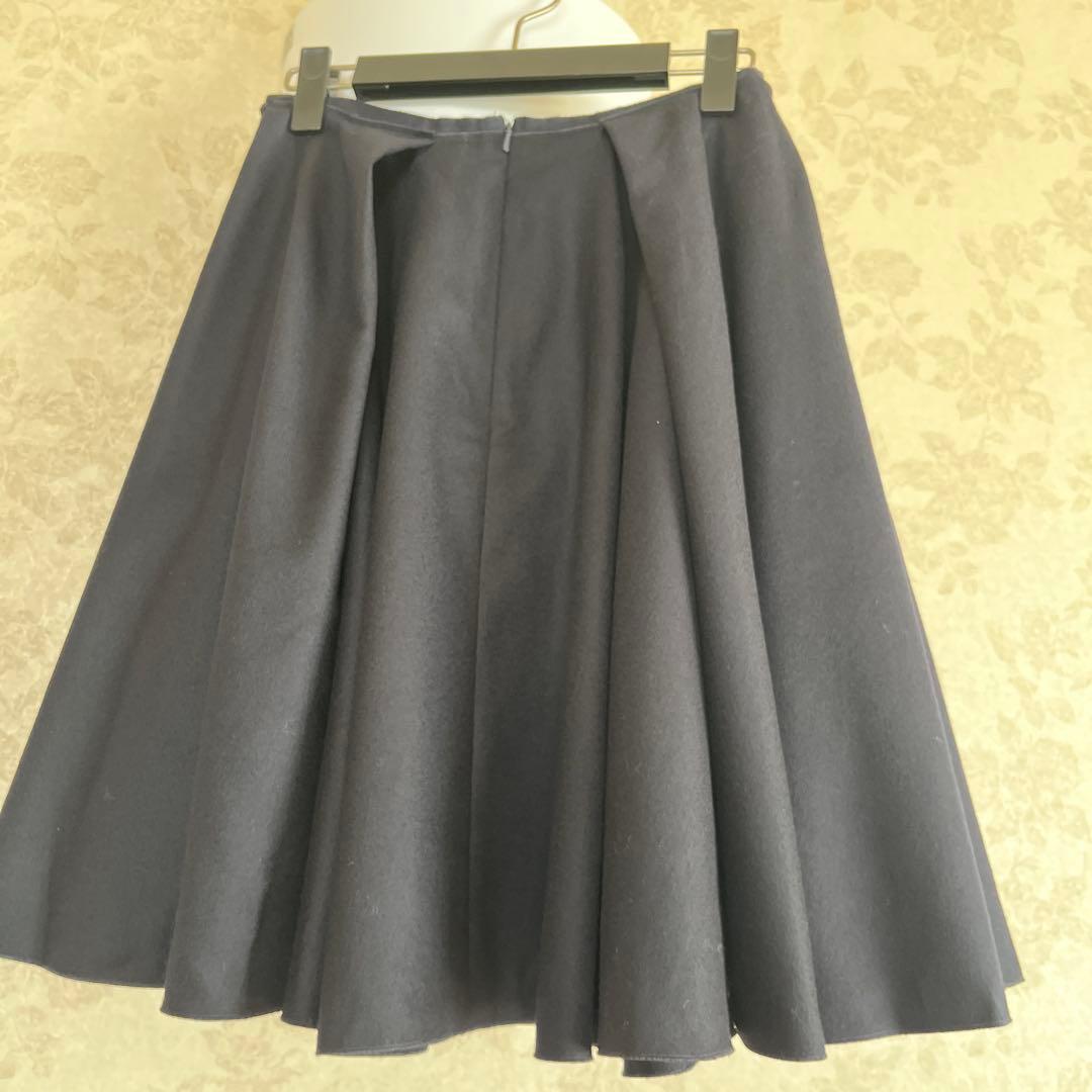 新品タグ　FOXEY フォクシー　たっぷりフレアサーキュラー　ウールスカート