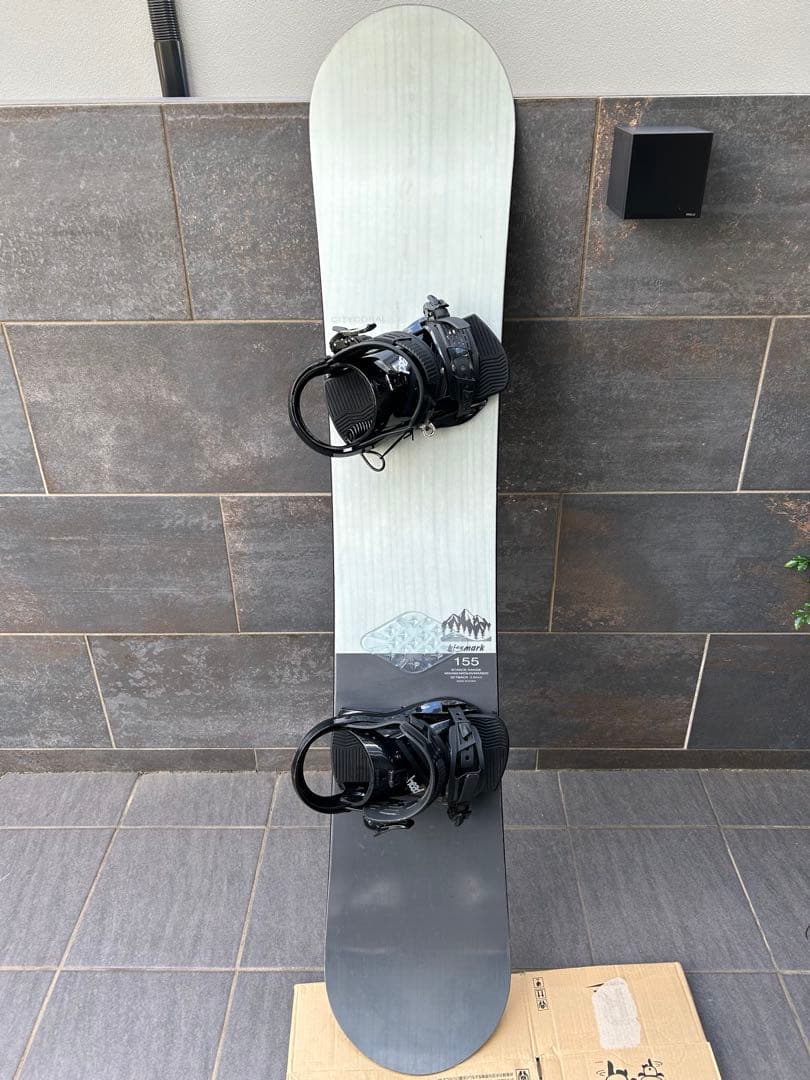 急いでリンリンリン！　155cm スノーボード ビンディング付き