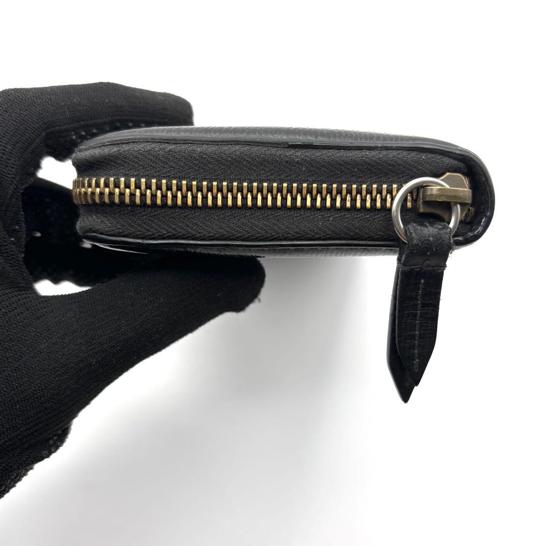 グッチ キングスネーク 長財布 レザー ラウンドファスナー