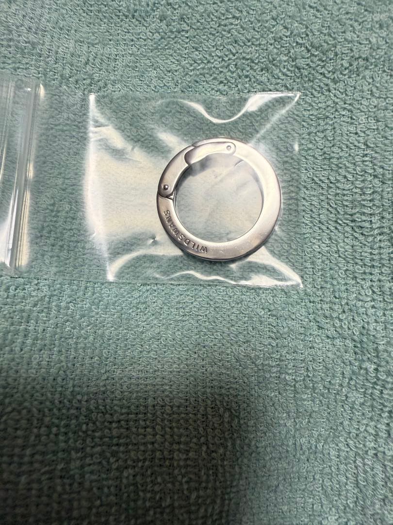 ワイルドスワンズ　タング　サドルプルアップ　ナチュラル＋カラビナキーリングL