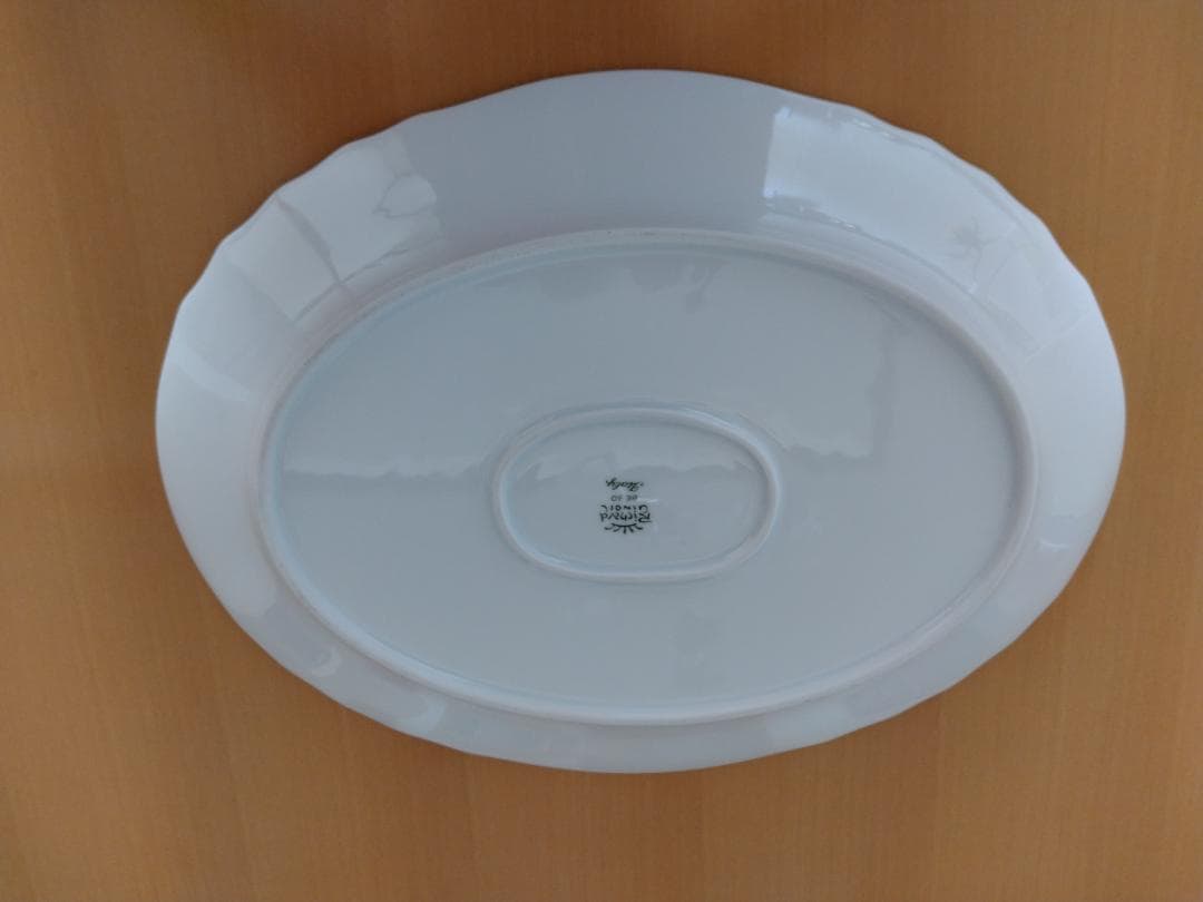 リチャードジノリ ベッキオホワイト オーバル皿 33㌢