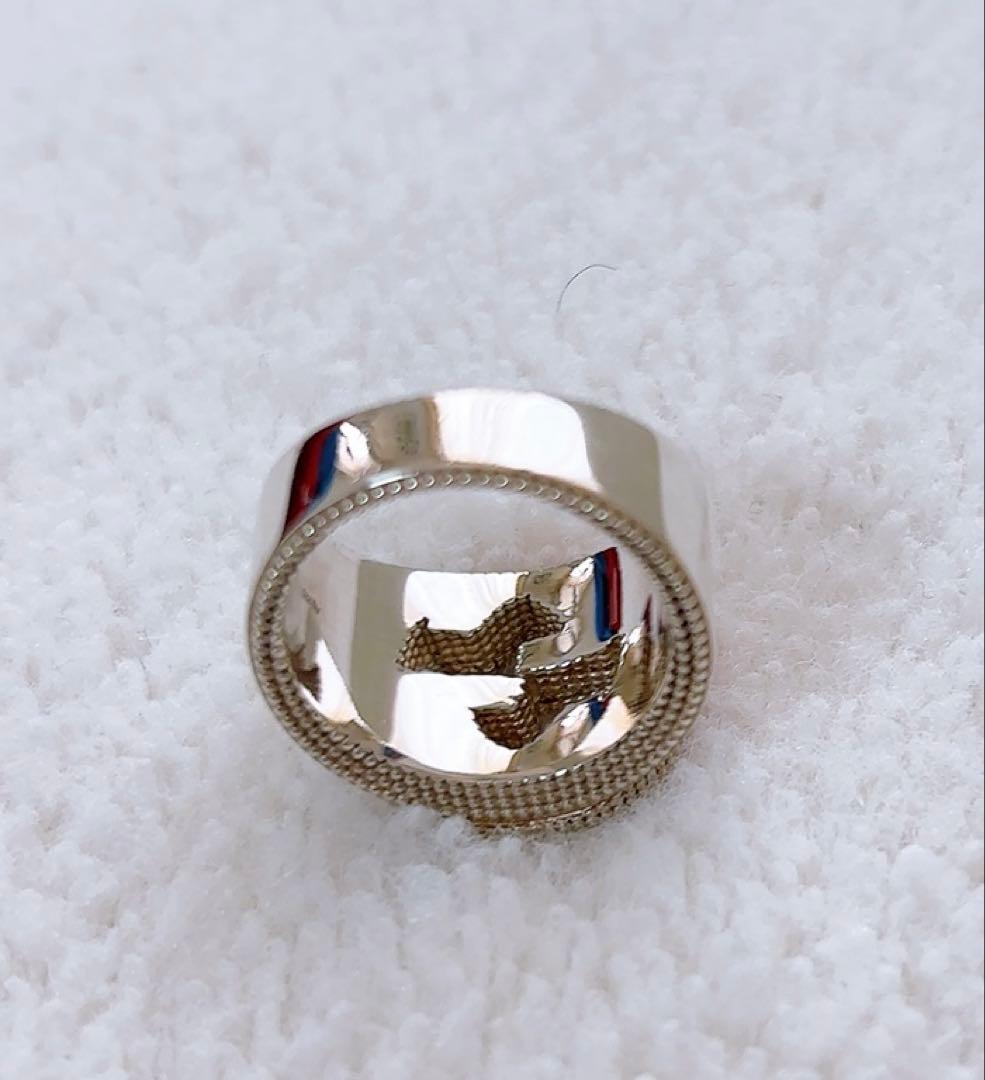 GUCCI インターロッキング　シルバー　リング