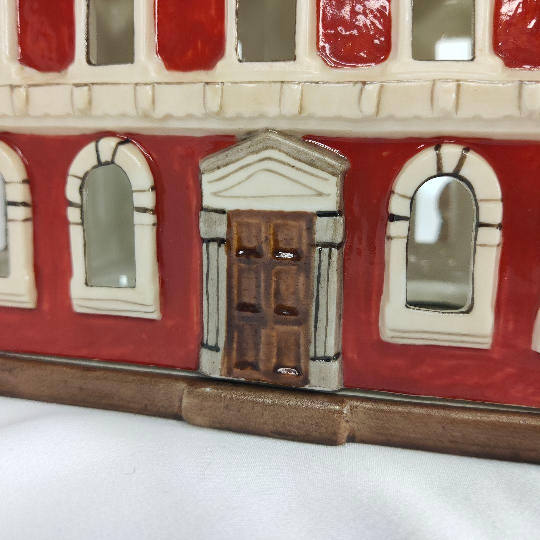 美品✨ビレロイアンドボッホ 陶器製クリスマスキャンドルハウス 郵便局