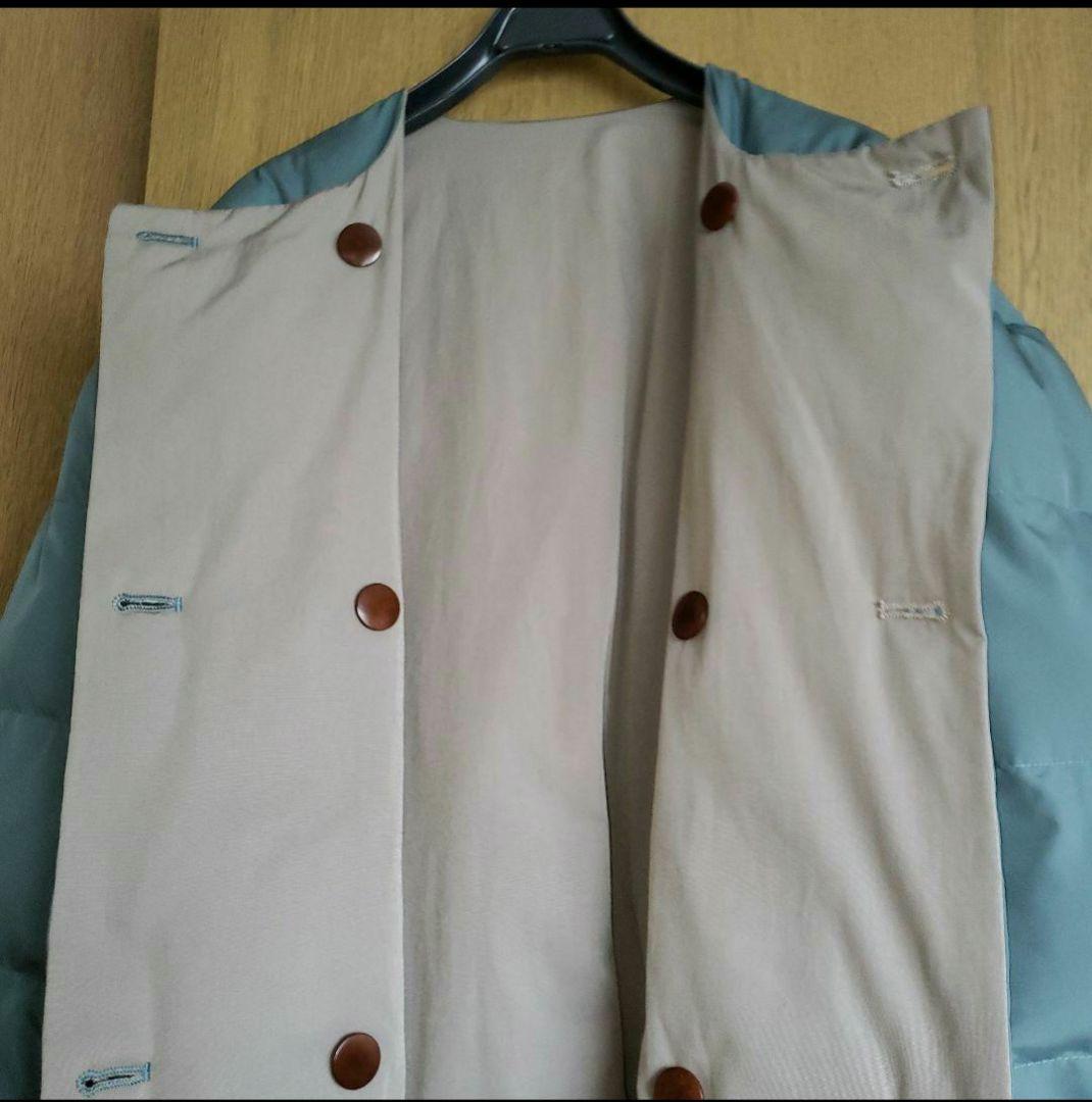 美品 LA MARINE FRANÇAISE リバーシブルパデッドコート