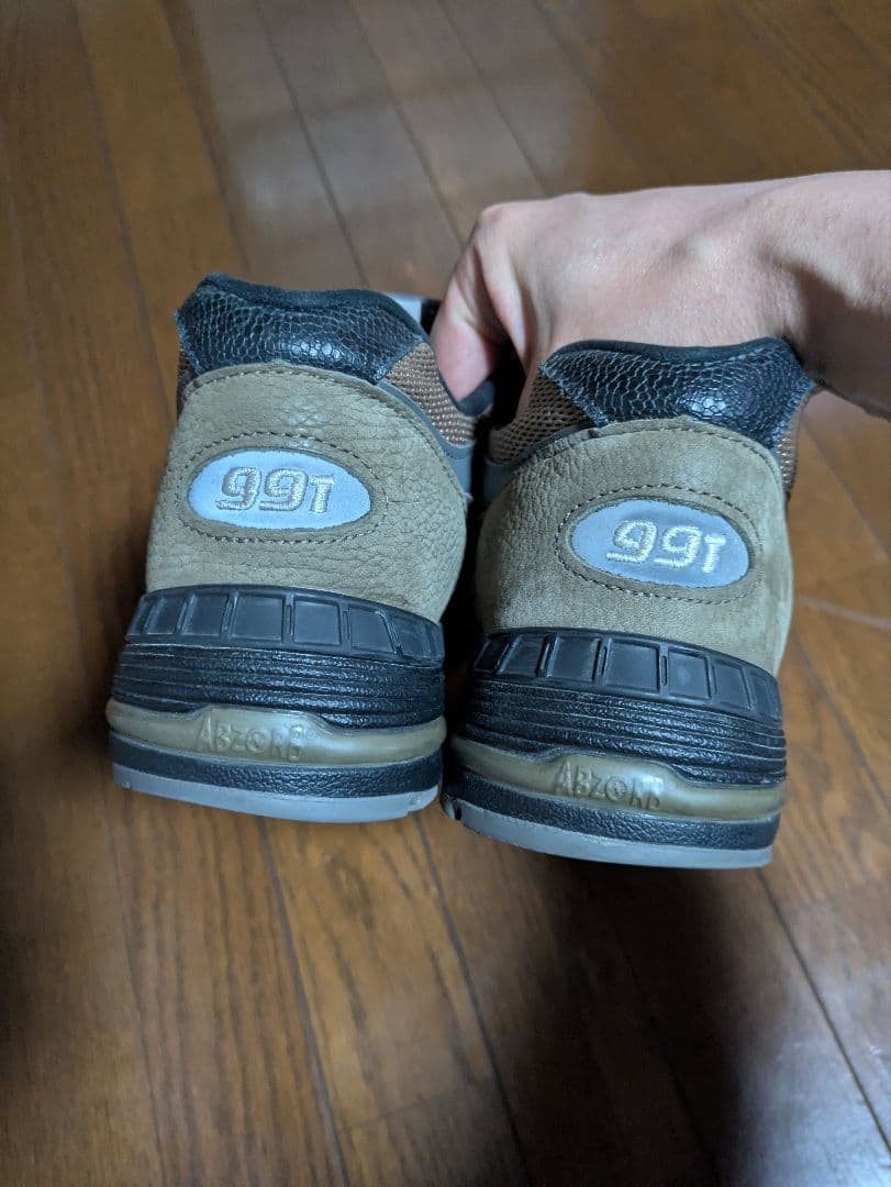 NEWBALANCE M991FDS　オリーブタン