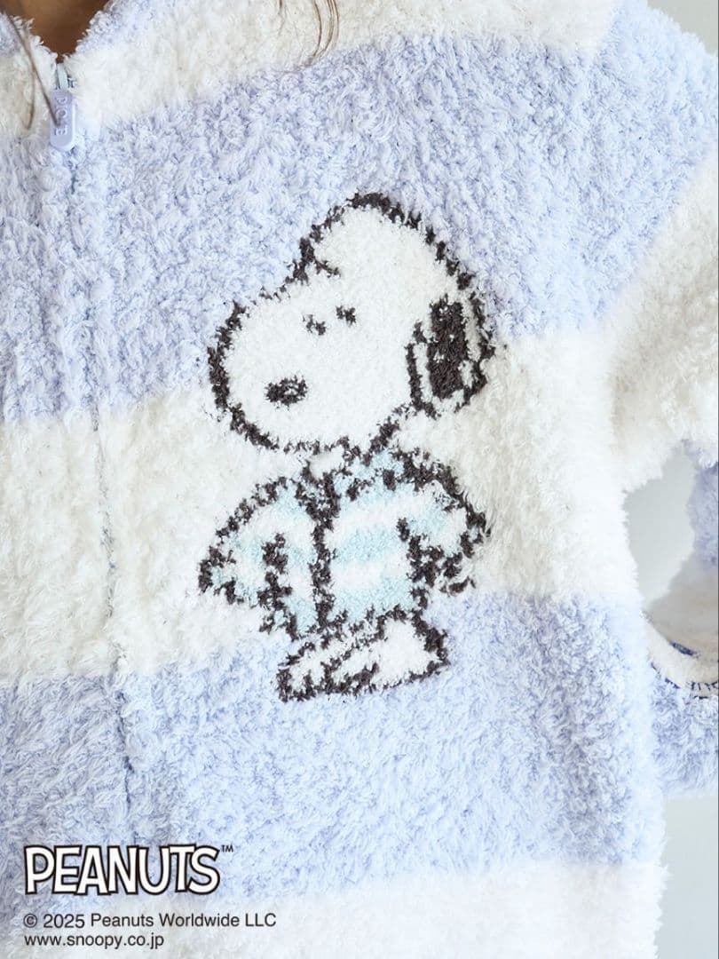 PEANUTS HOMME オリジナルアートジャガードパーカ スヌーピー