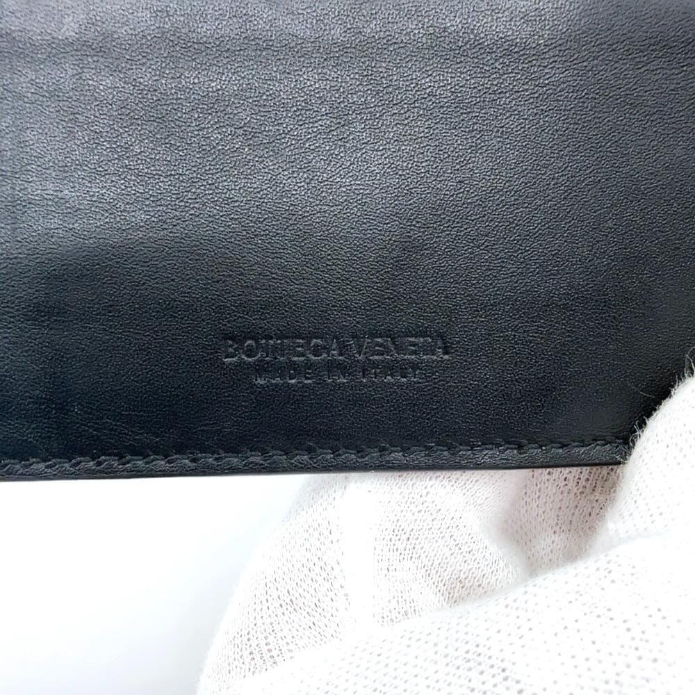 ◇ボッテガヴェネタ◇イントレチャート/マネークリップ/ブラック/ブランド