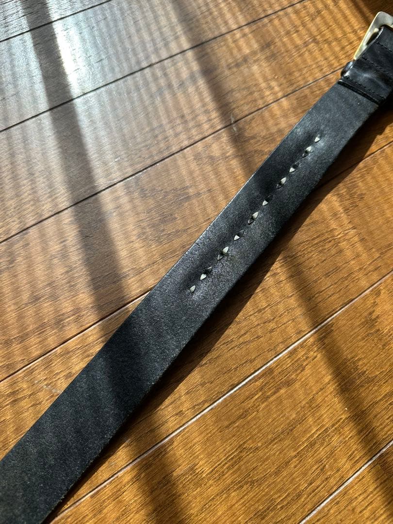 NUMBER (N)INE レザーベルト ピラミッドスタッズ W82-102cm