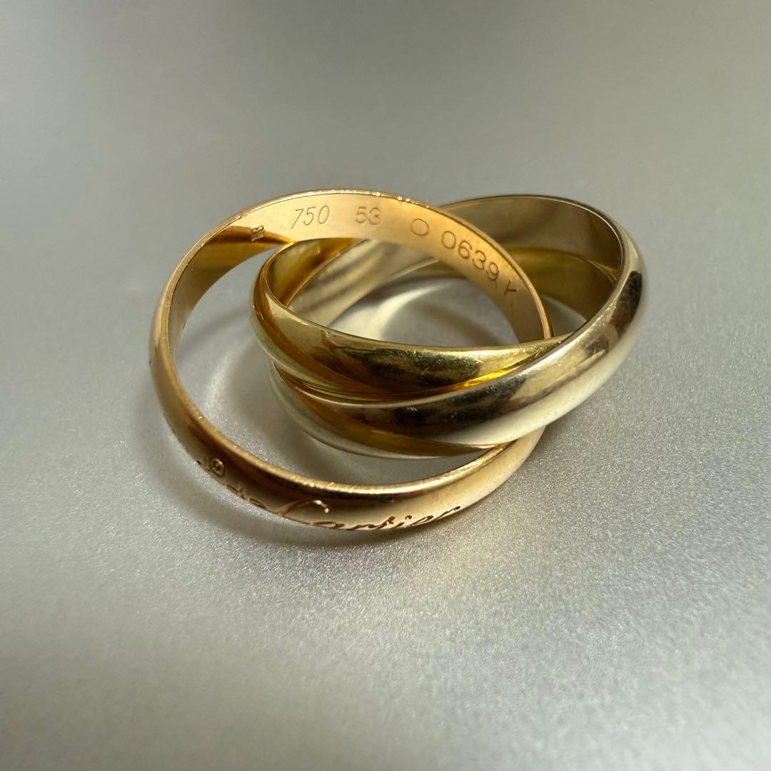 【1/4限定価格】カルティエ トリニティ クラシック リング 53