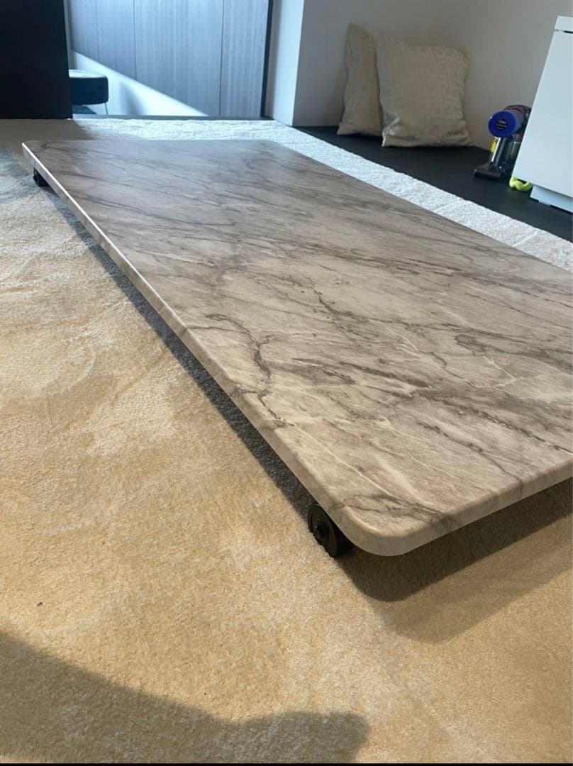 大理石調昇降テーブル