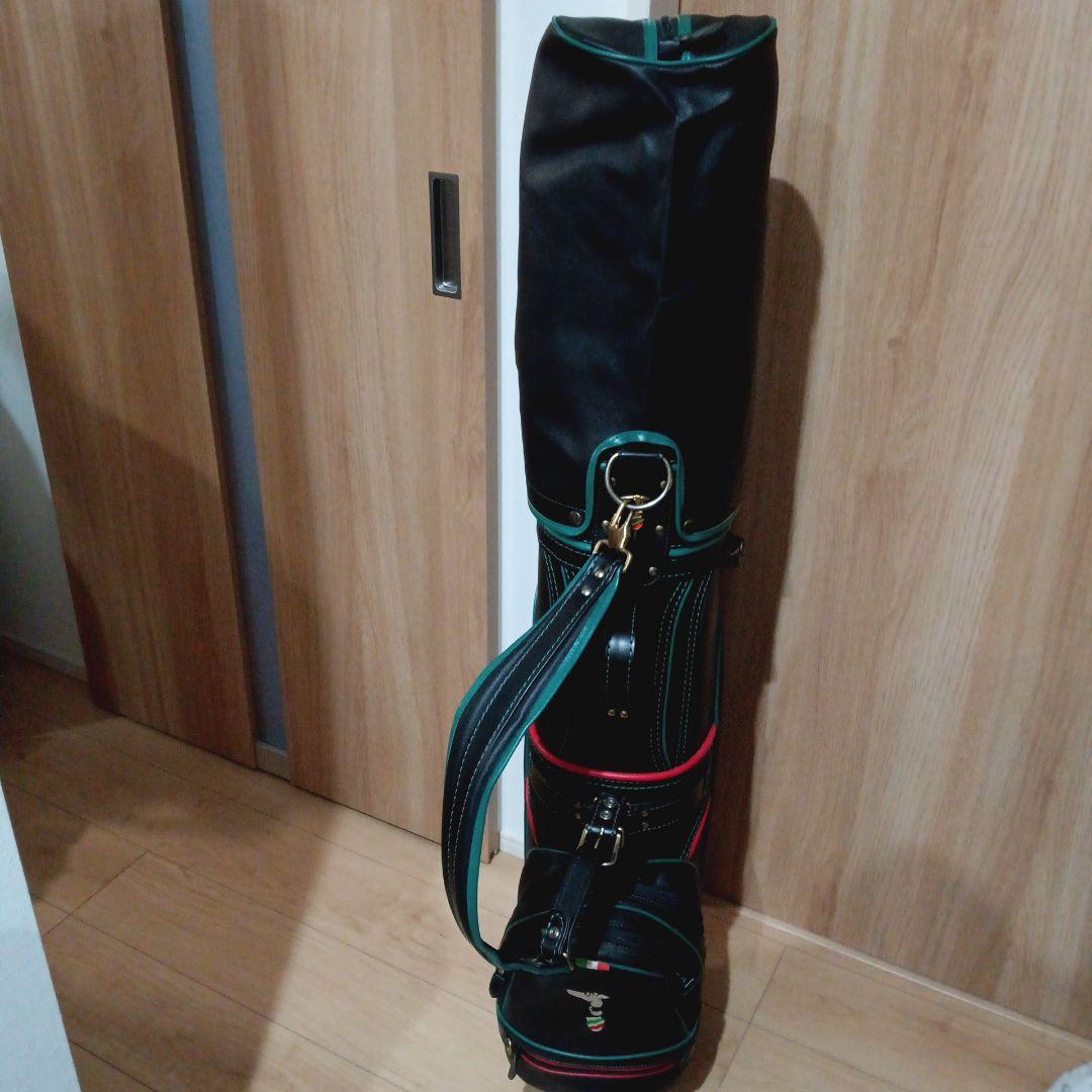 お値下レア【美品】オールドヴィンテージ　トラサルディゴルフバッグ黒