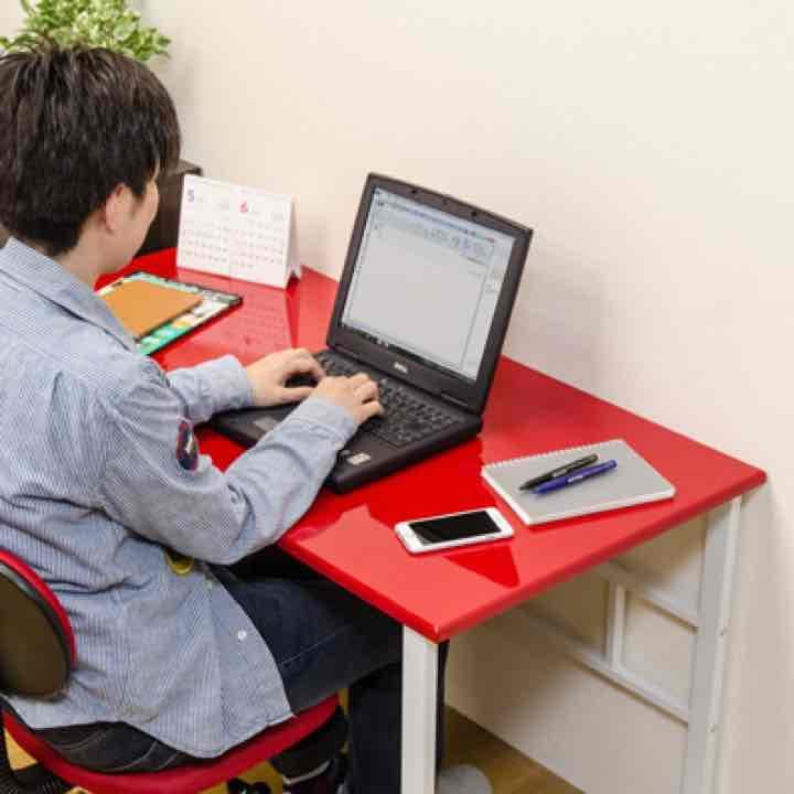 AURA　ハイグロスデスク　120×60　BK/RD/WH