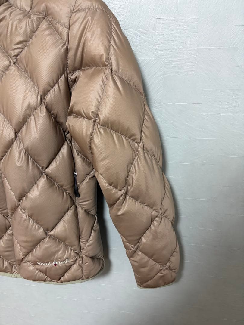 mont-bell ライトアルパインダウンジャケット レディース L ベージュ