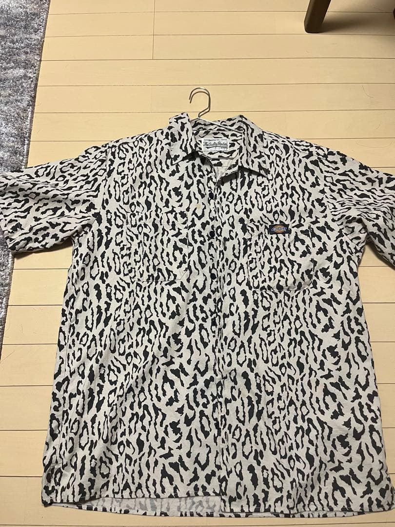 WAKO MARIA×dickies レオパード柄 半袖シャツ