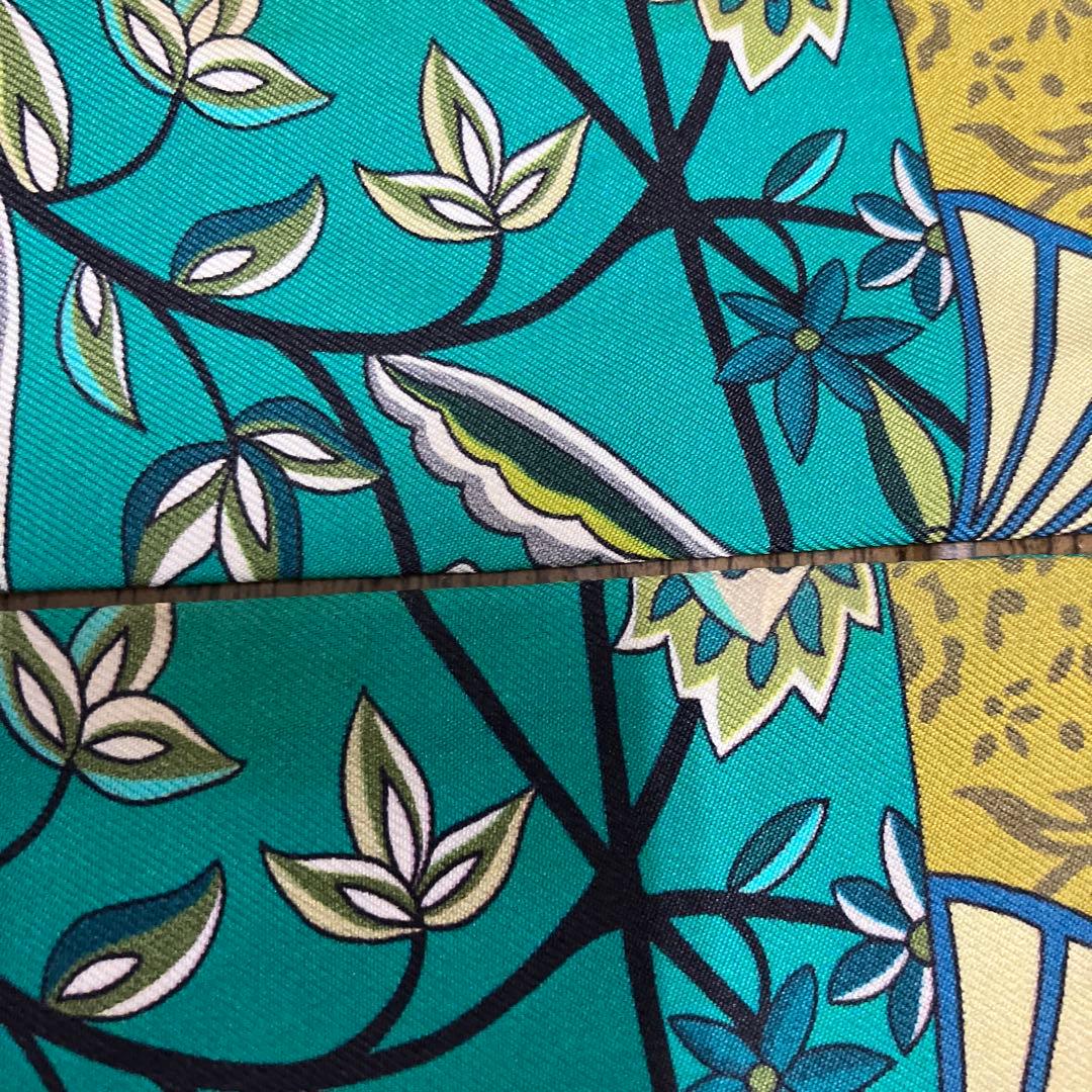 エルメス　ツイリー　2本セット　人気レア柄❣️ 「花咲く織物」