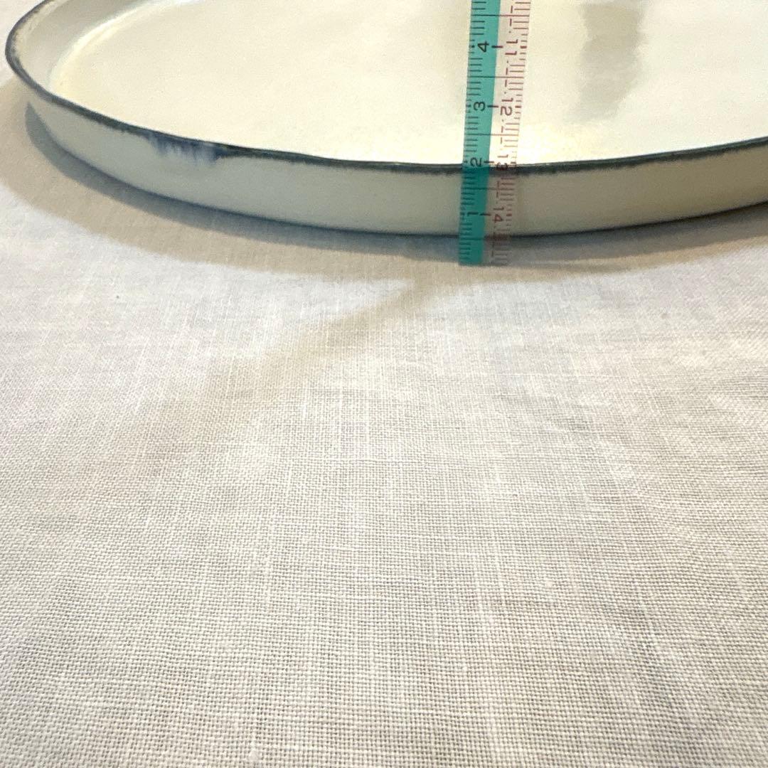 中里花子_ 大皿 プレート 未使用　Φ29cm× h2cm