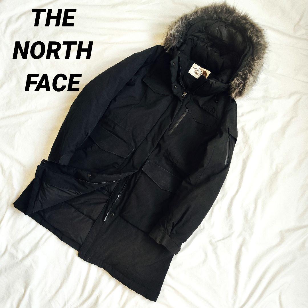 【人気モデル】ノースフェイス★ファー付きダウンジャケット Lサイズ
