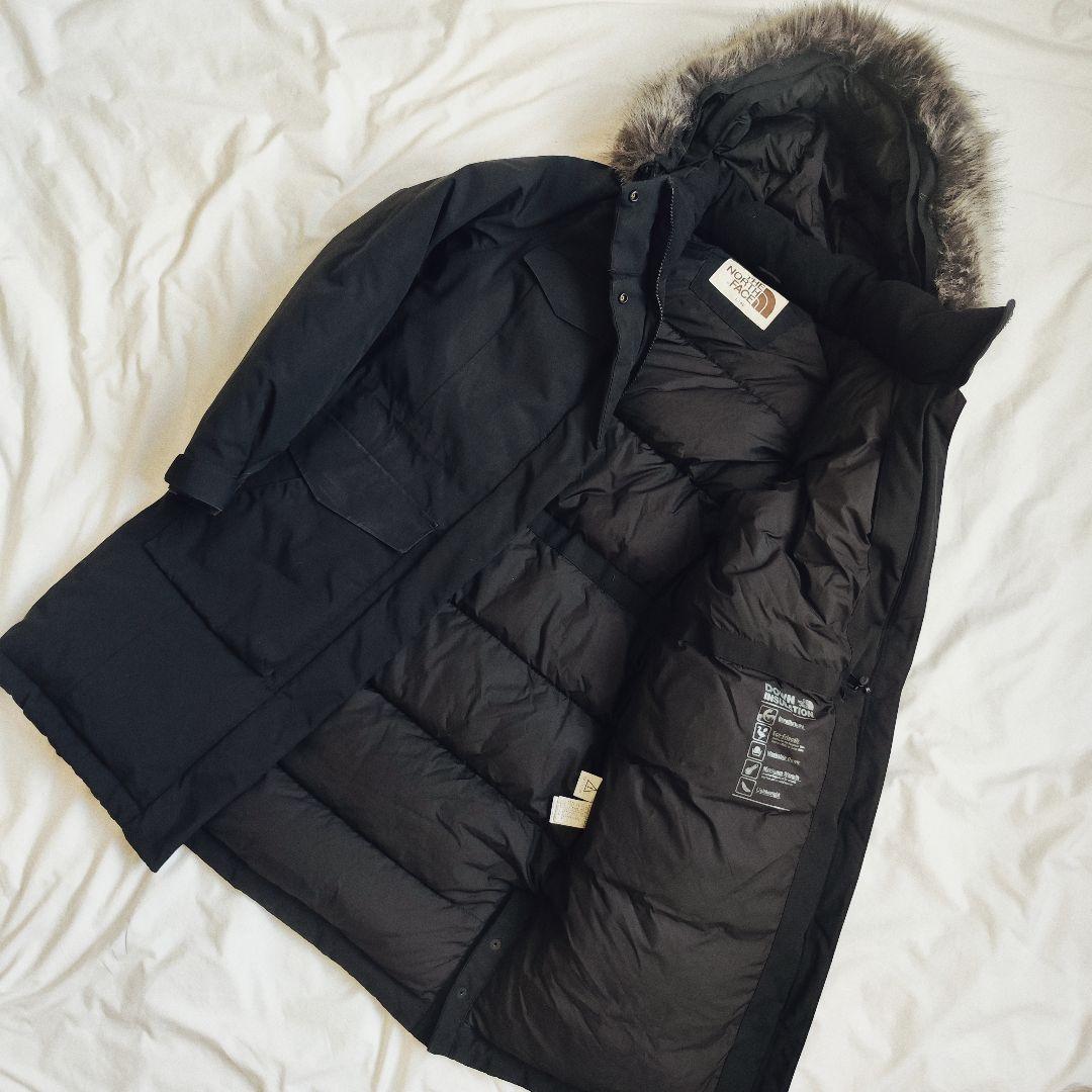 【人気モデル】ノースフェイス★ファー付きダウンジャケット Lサイズ