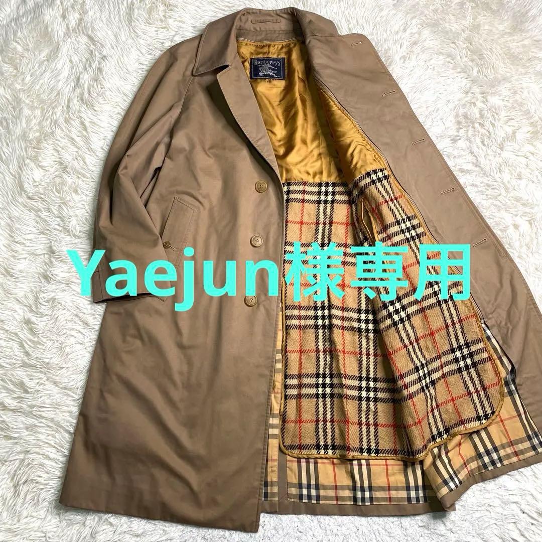 良品✨Burberry ステンカラーコート ライナー M ノバチェック ベージュ