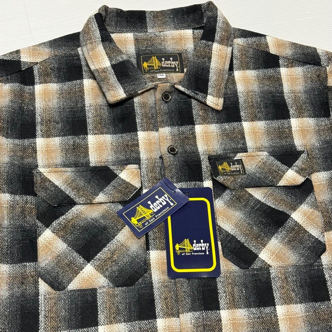 ダービー オブ サンフランシスコ スタイル 415 プレイド ネルシャツ 2XL