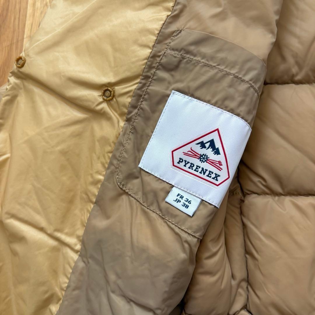 良品 PYRENEX CANNES ピレネックス カンヌ ダウンジャケット 38