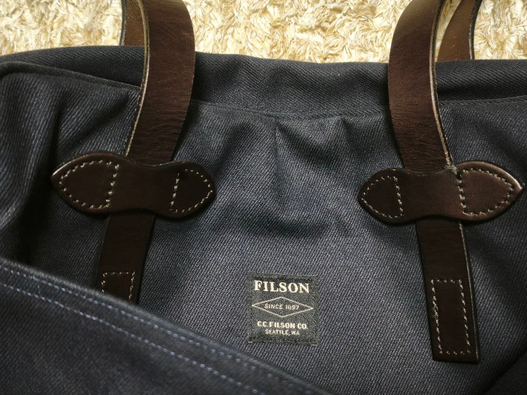 値下げ【美品】Filsonフィルソン トートバッグ ネイビー