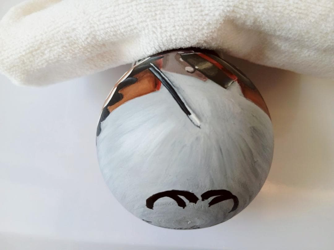 【CBT083】9cm級 おきあがりこぼし(大) スベトラーナ　すずめ