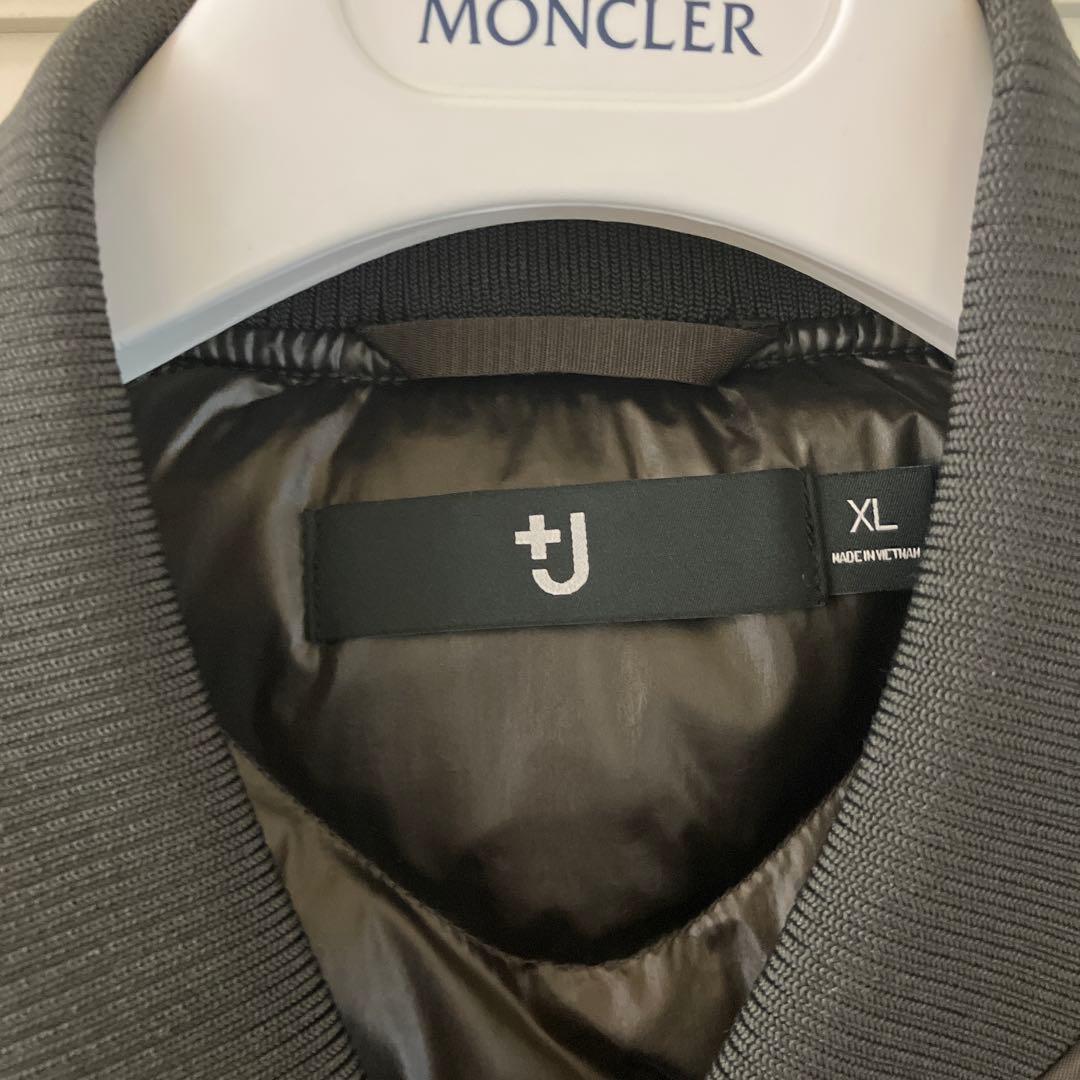 【完売サイズ】ユニクロハイブリッドダウンオーバーサイズMA-1 GRAY XL