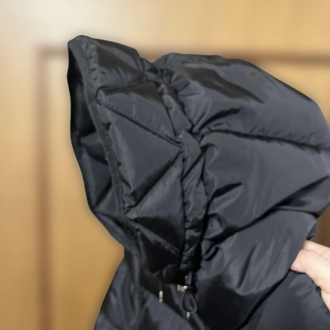 モンクレール ダウン ロング 黒 サイズ1 MONCLER AVOCETTE