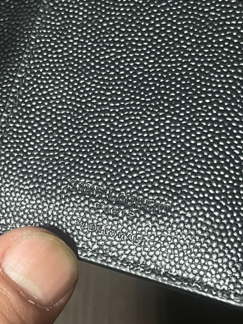 SAINT LAURENT ブラック レザー