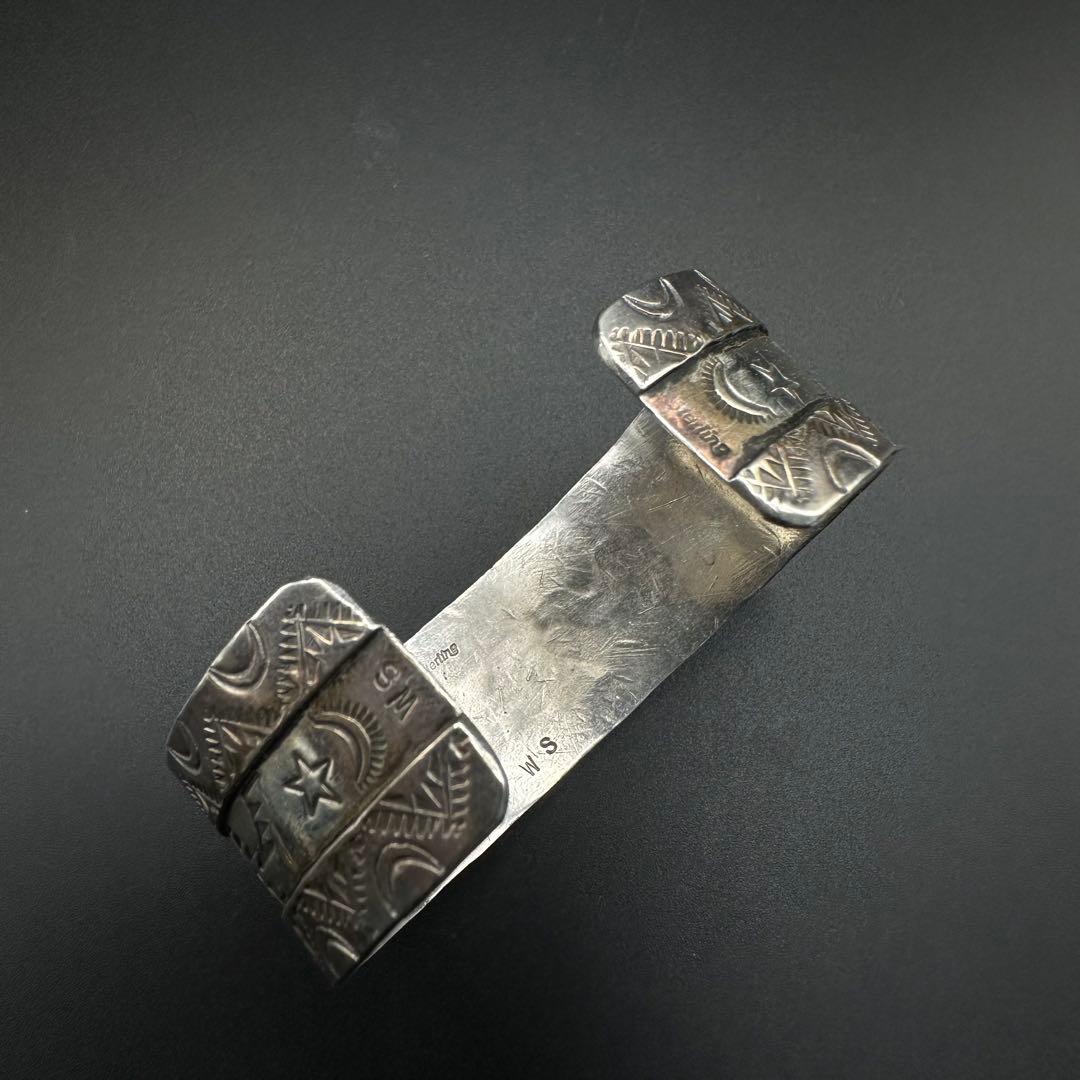 Navajo Wylie Secatero 脱着可スタンプワーク　バングル