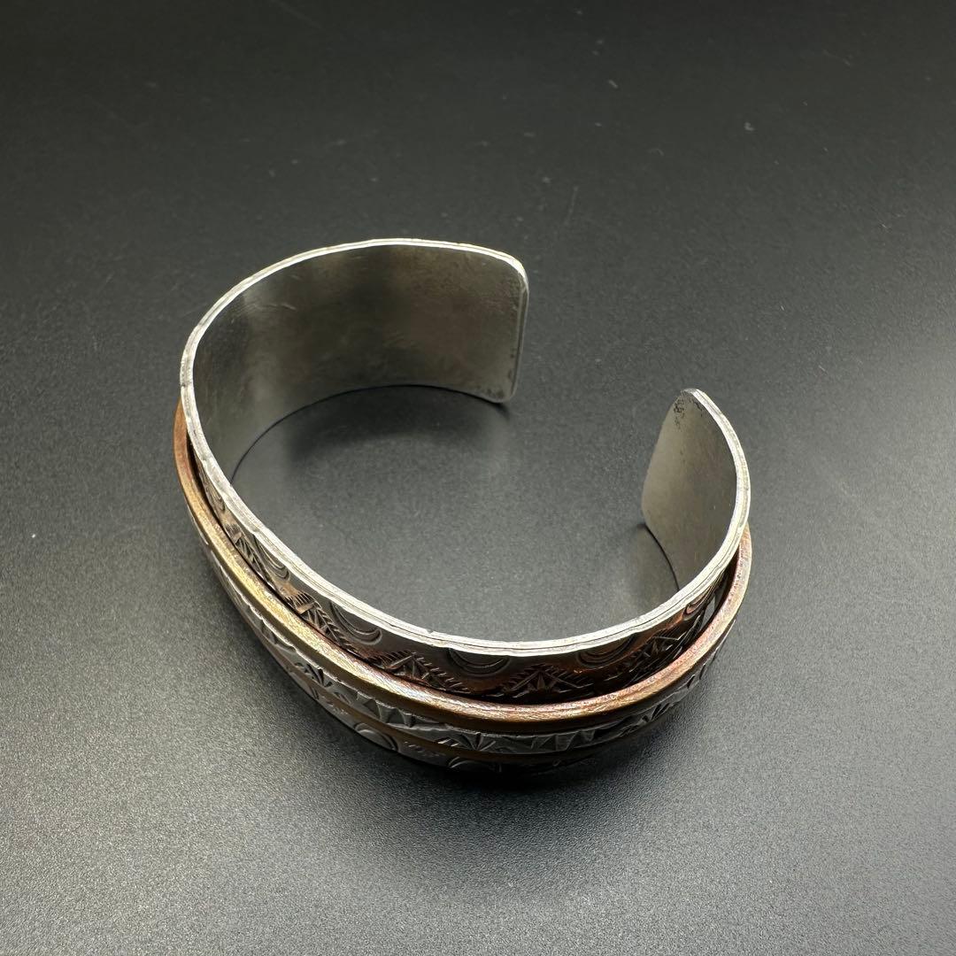 Navajo Wylie Secatero 脱着可スタンプワーク　バングル