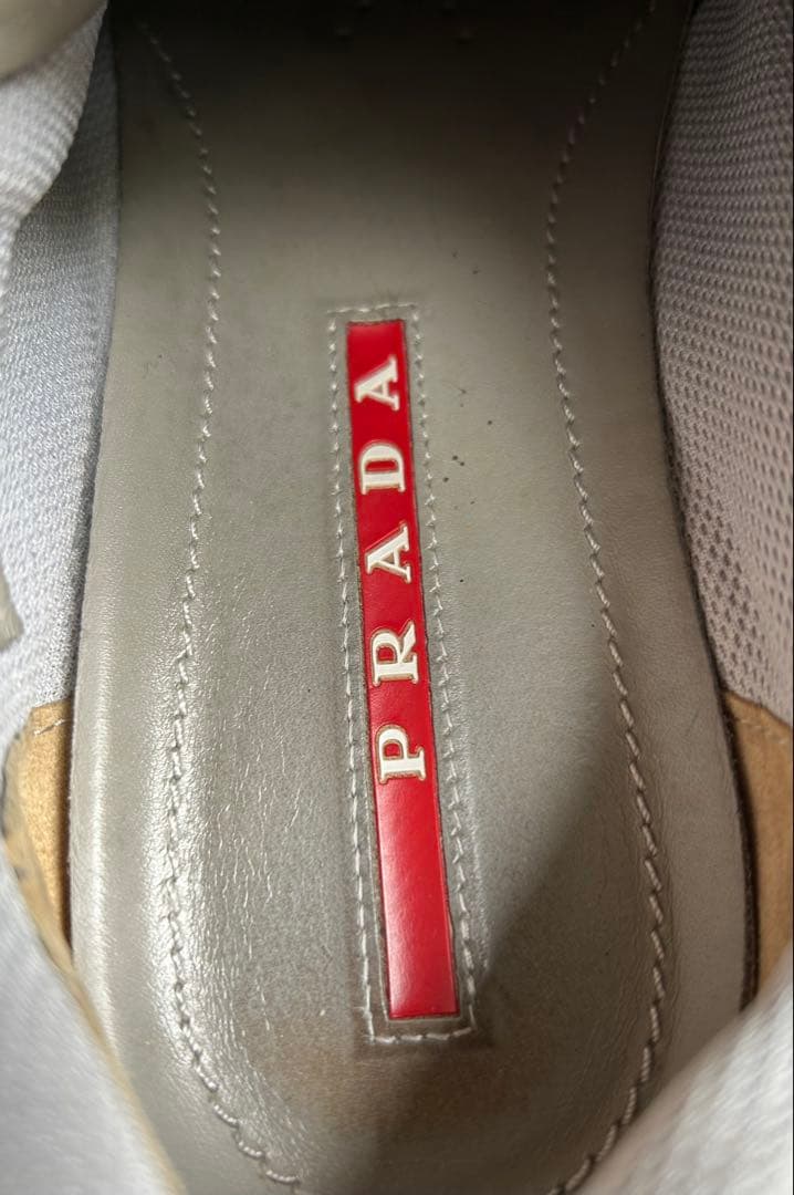 PRADA プラダ　カモフラージュ スエード スニーカー 24.0cmイタリア製