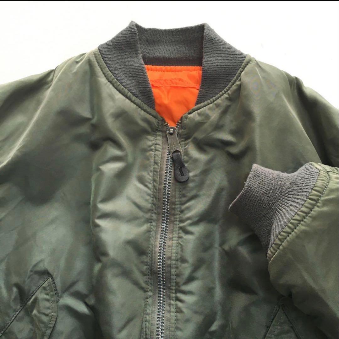 MA-1 フライトジャケット オリーブグリーン　ヴィンテージ