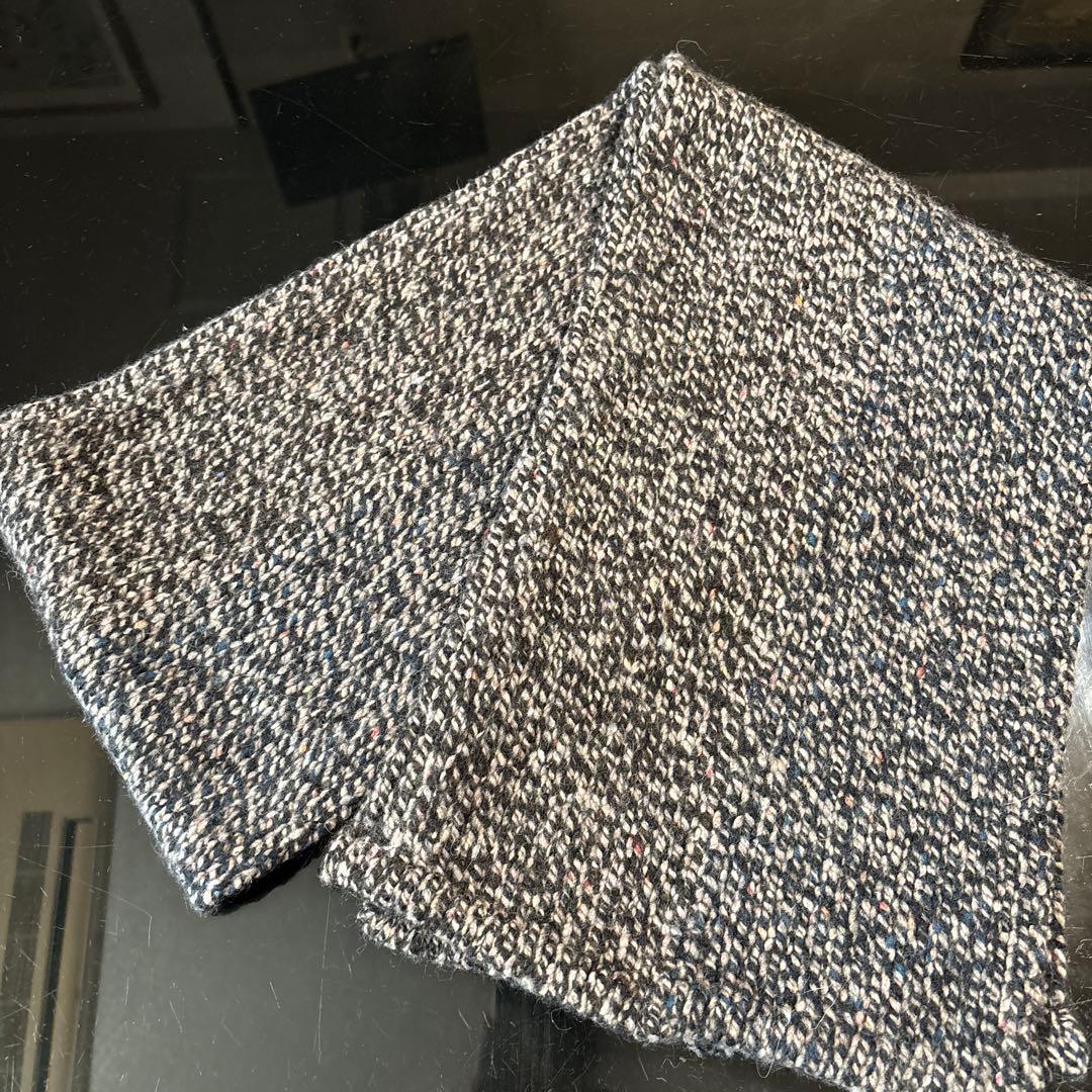 Bottega Veneta ニットマフラー グレー系　美品