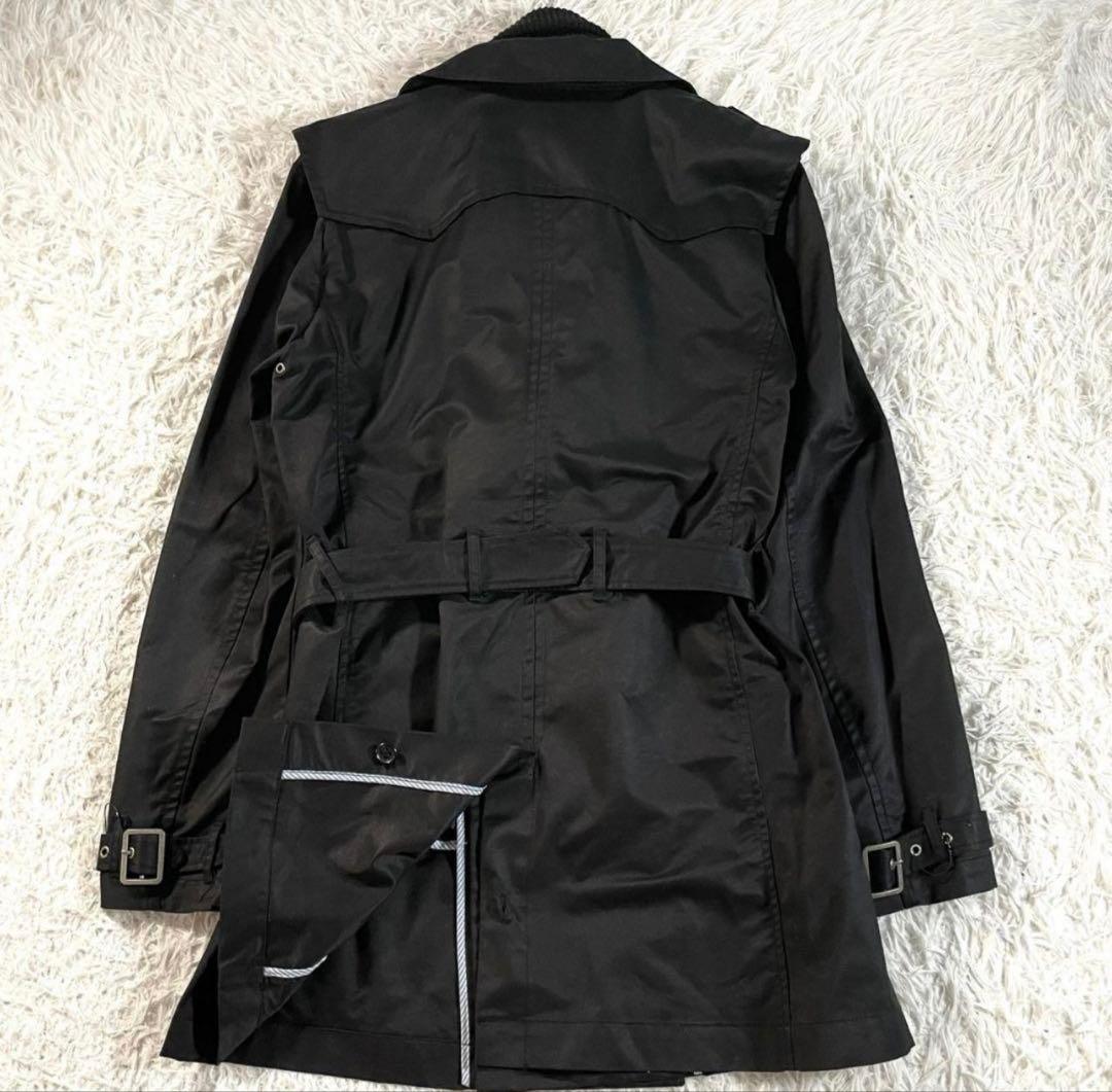 DIESEL トレンチコート XL 黒