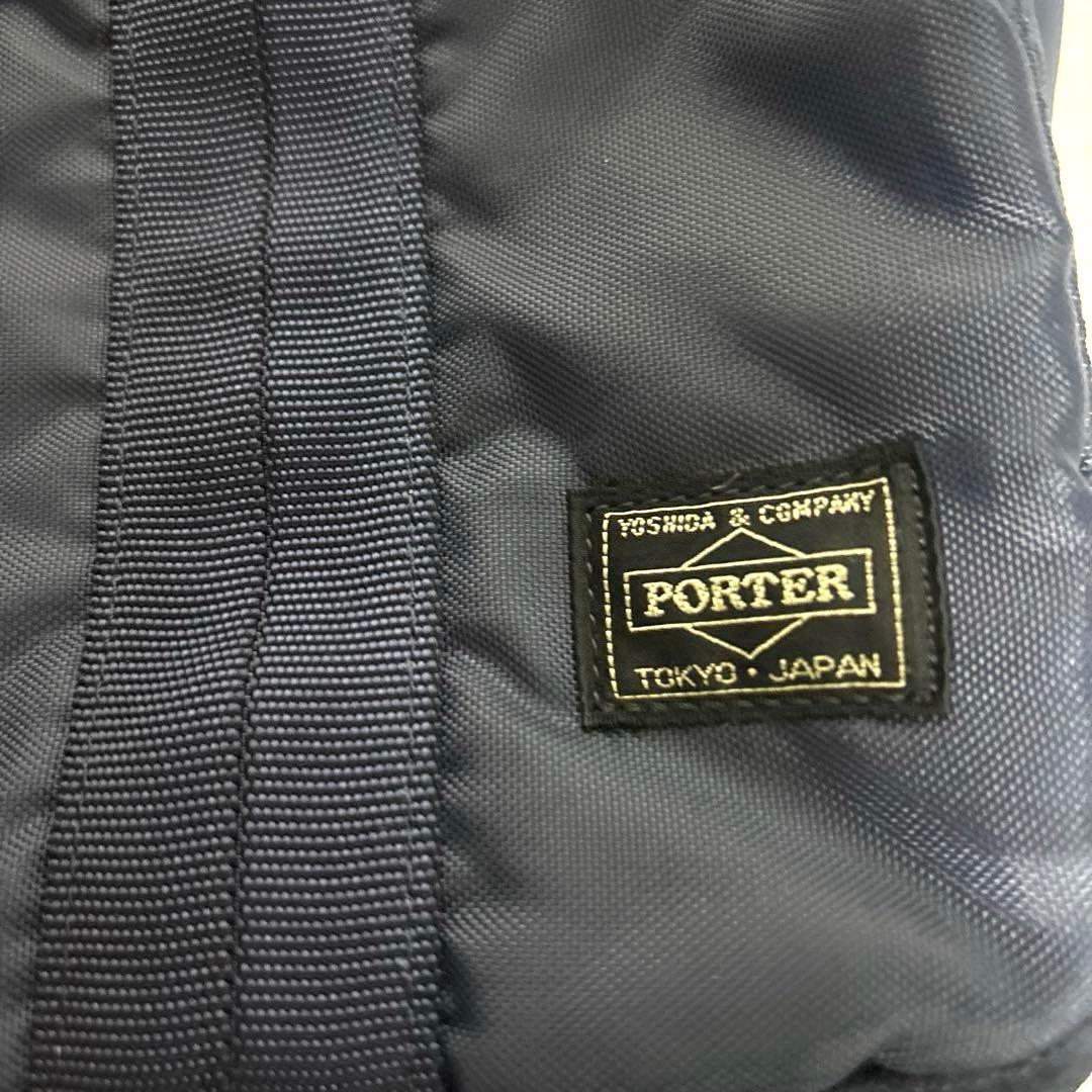 吉田カバン　PORTER フラッシュ2wayトートバッグ　ネイビー