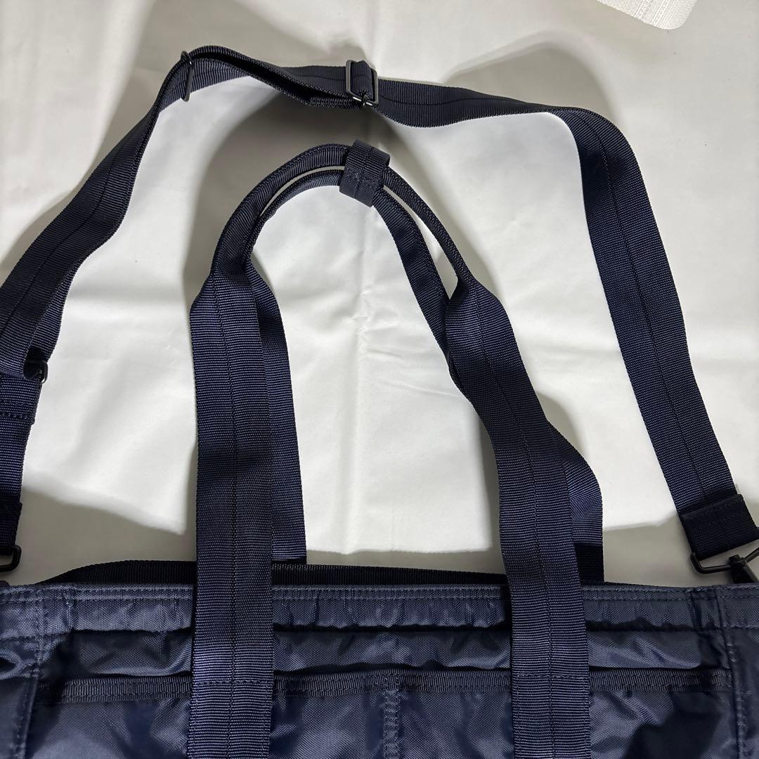 吉田カバン　PORTER フラッシュ2wayトートバッグ　ネイビー
