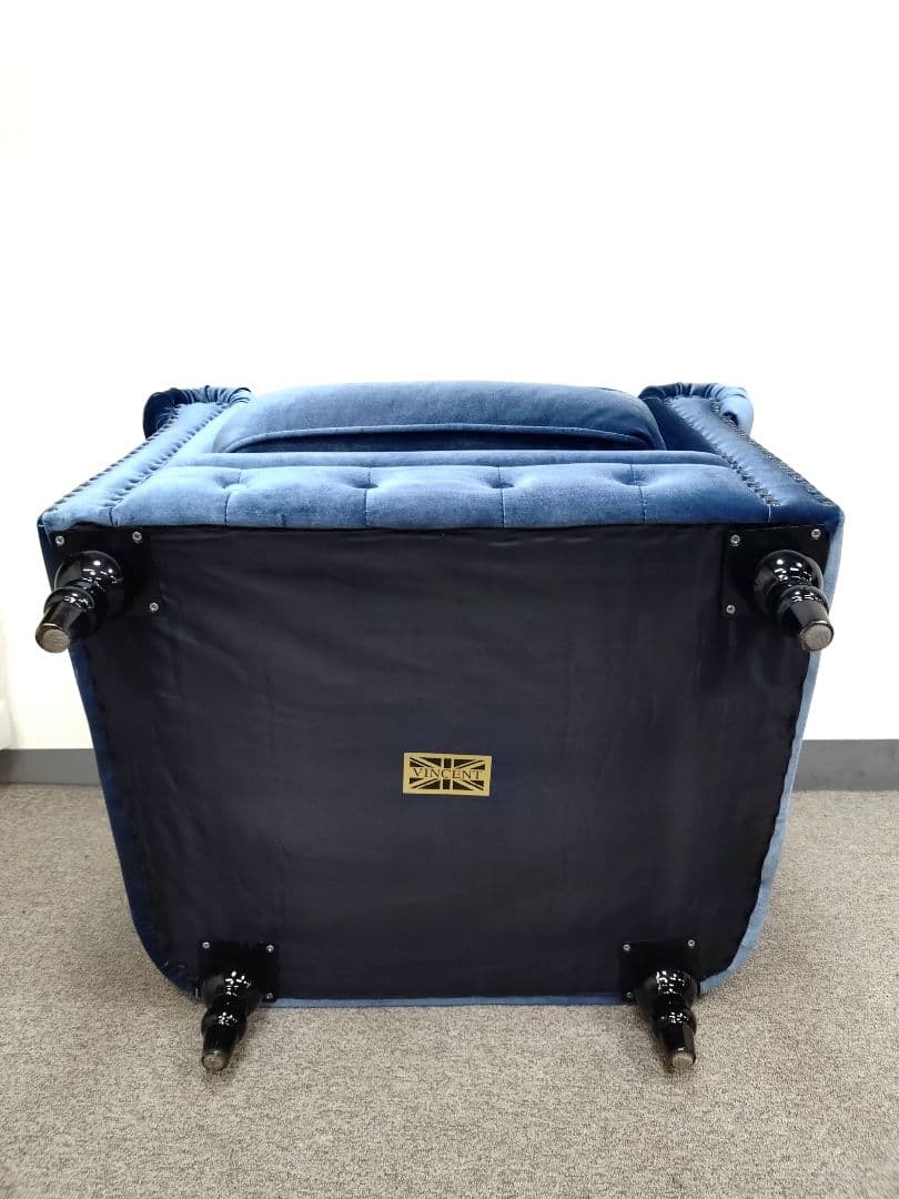 VINCENT ヴィンセント チェスターフィールド 1人掛けソファー