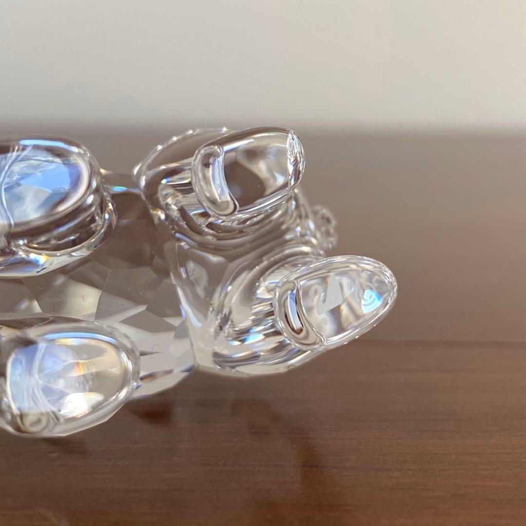 SWAROVSKI スワロフスキー クリスタル グリズリーの子 置物