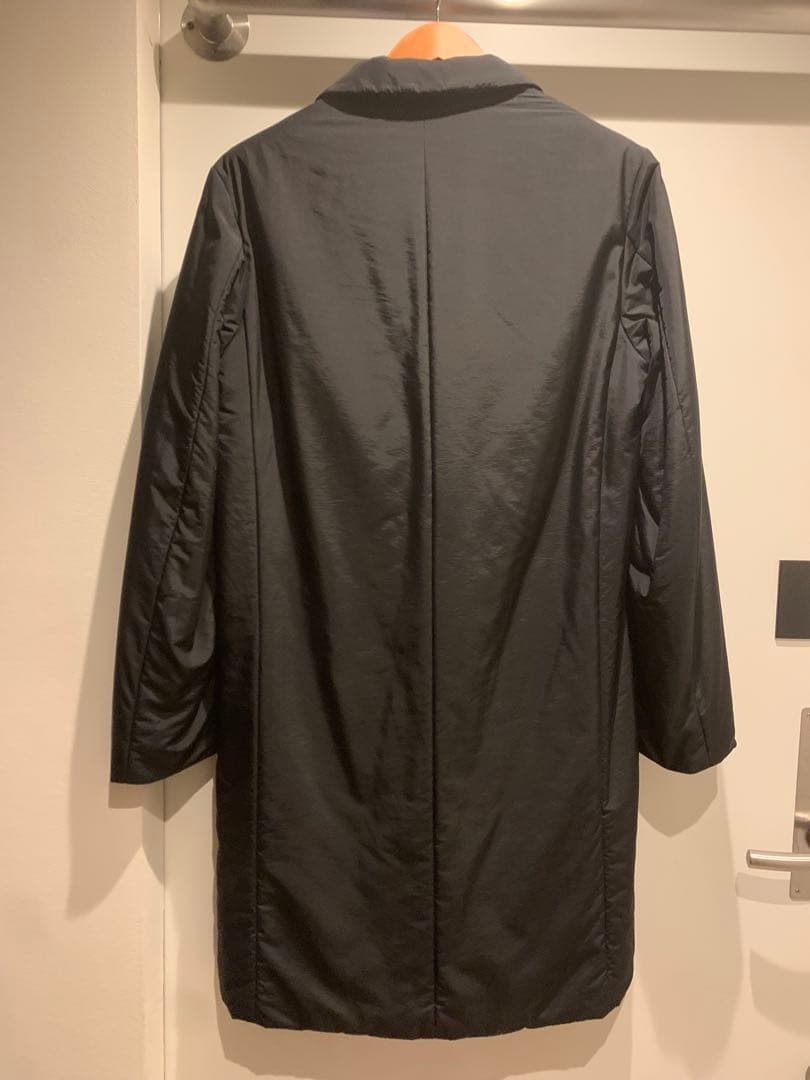 k*i様 美品 JIL SANDER チェスターコート 46 黒 ナイロン