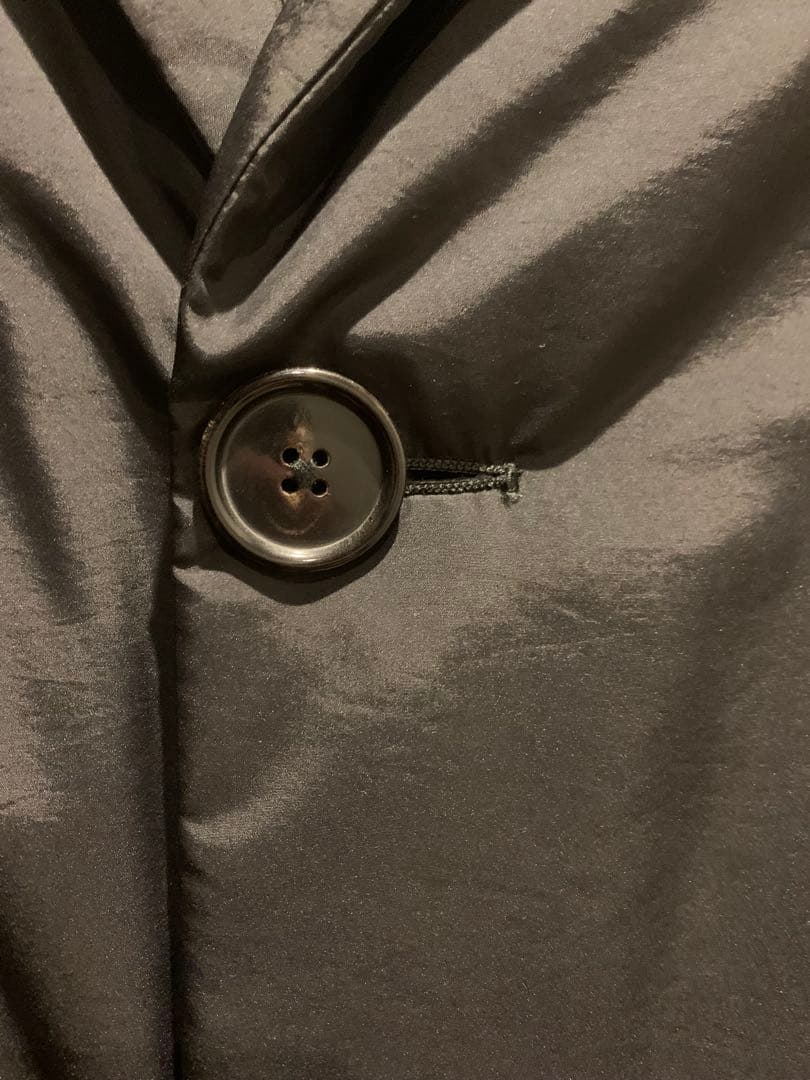 k*i様 美品 JIL SANDER チェスターコート 46 黒 ナイロン