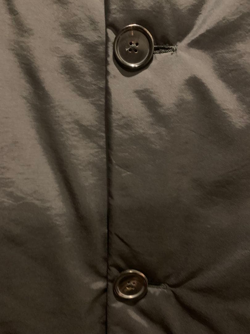 k*i様 美品 JIL SANDER チェスターコート 46 黒 ナイロン