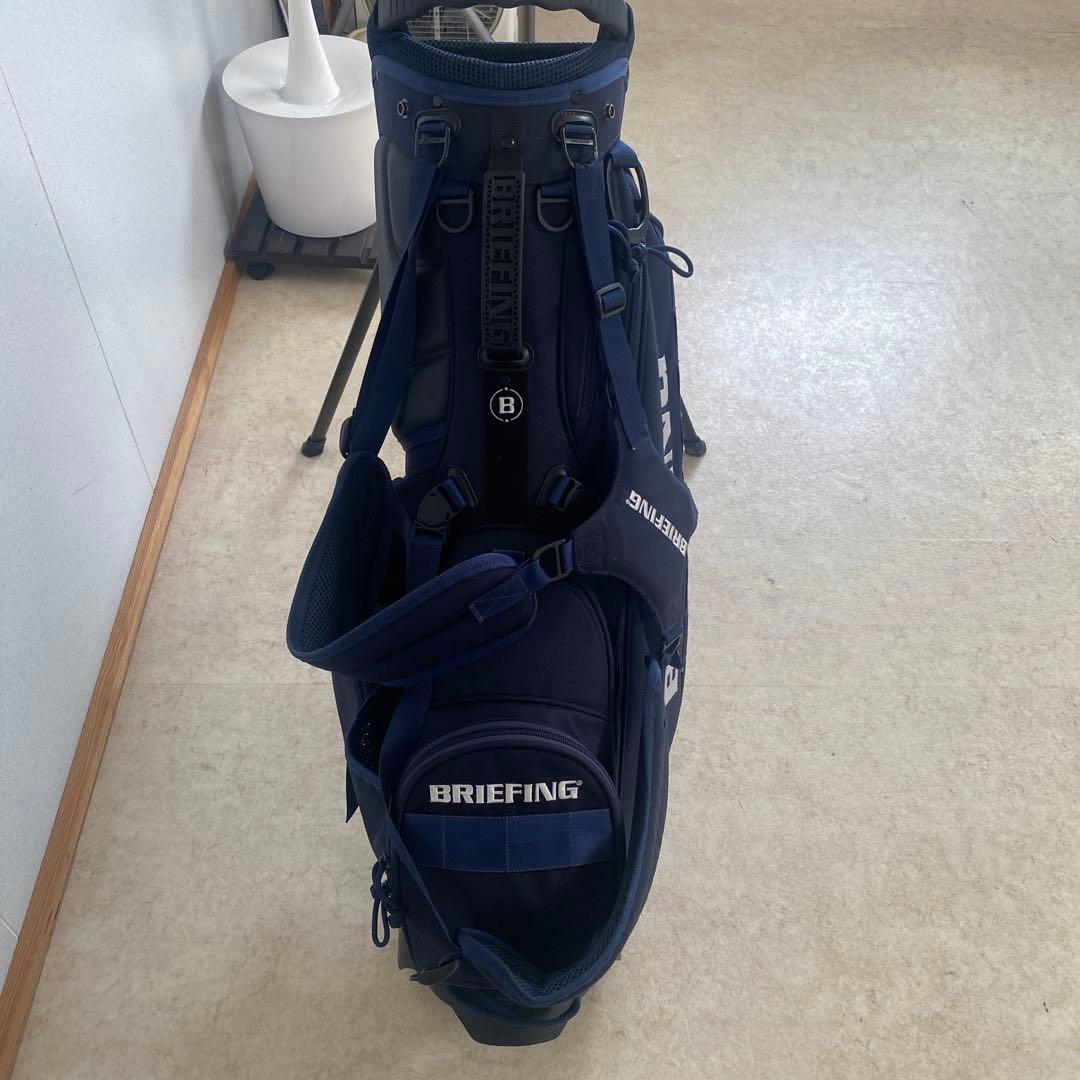 美品　BRIEFING ゴルフスタンドバッグ ネイビー　CR-4